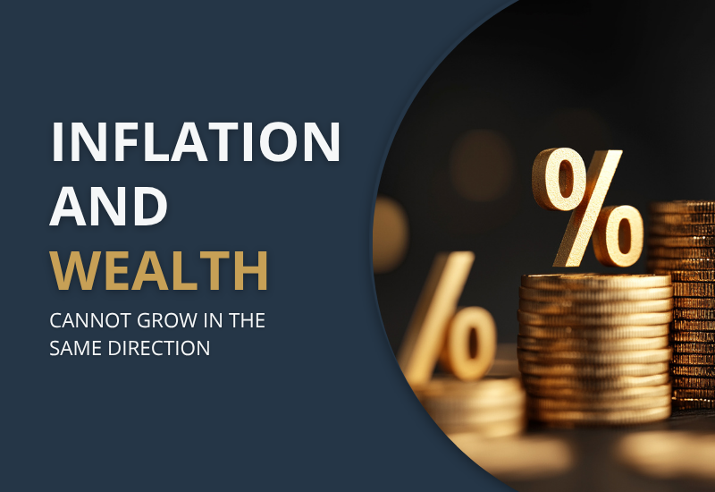 Inflation and Wealth Cannot Grow in the Same Direction