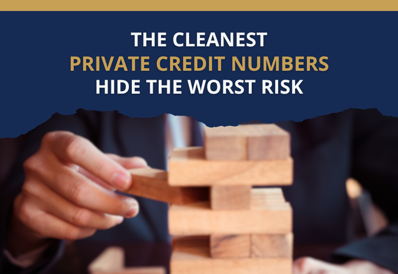 The Cleanest Private Credit Numbers Hide the Worst Risk